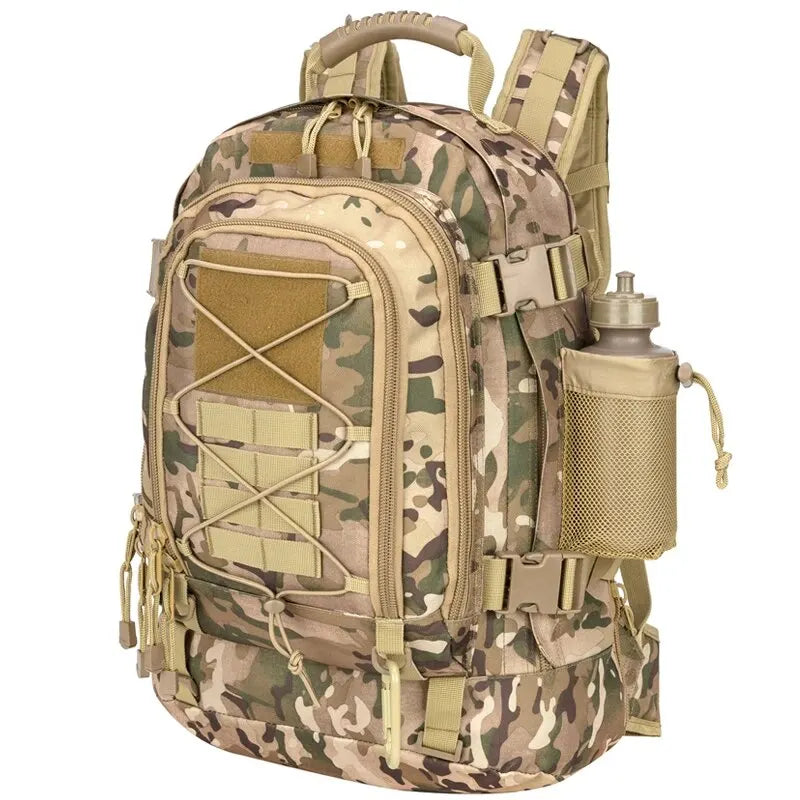 65L Large Capacity Outdoor Tactical Backpack Men Backpacks Molle Rucksack Waterproof Climbing Bag Travel Camping Hiking