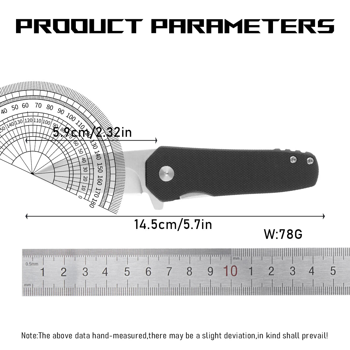 Premium Stainless Steel Pocket Knife Men’s folding EDC multi-tool (outdoors/fruit) – G10 handle. For camping, hiking, exploration, DIY, daily use, fishing & hunting. Great gift for men: Valentine’s/Father’s Day.