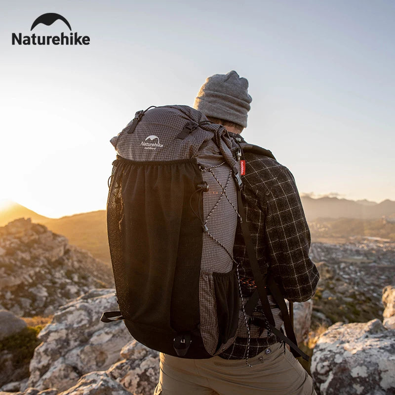 Naturehike 45L Camping Backpack Large Capacity Rainproof Travel Bag Ultralight Ergonomic Trekking Bag Outdoor Hiking Backpack