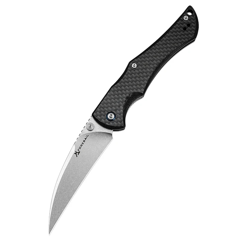 14C28N Steel Sharp Folding Knife Outdoor Camping Hunting Cutting Survival Hiking Fish Kitchen Portable Pocket Clip EDC ToolKnife
