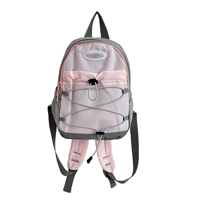 Korean Backpack for Girls 2025 New in Small Canvas Rucksack Women Students High Quality Mini Female Backpacks Outdoors Travel