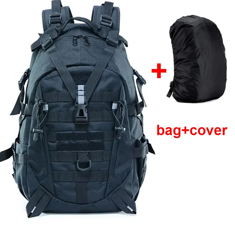 Camping Backpack Men's Bag Travel Bags Tactical Molle Climbing Rucksack Hiking Outdoor Reflective Shoulder Fishing Laptop Bag