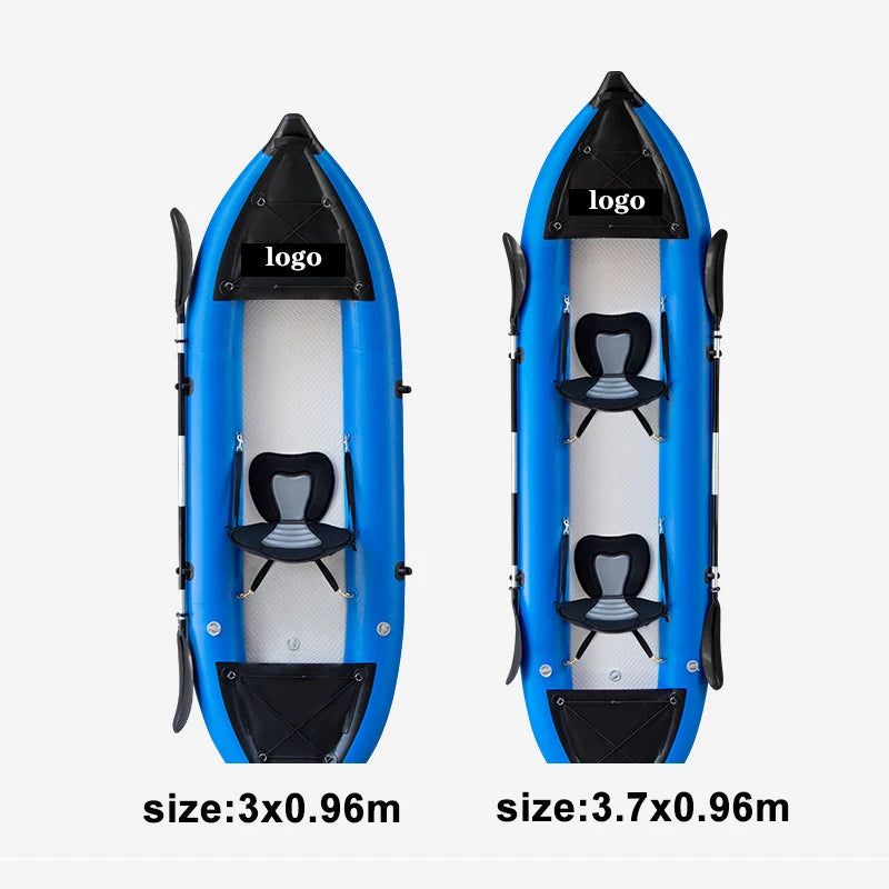 ONE SURF Inflatable Canoe Kayak Pvc Kayak Canoes Foldable Boat Inflatable Kayak 2 Person
