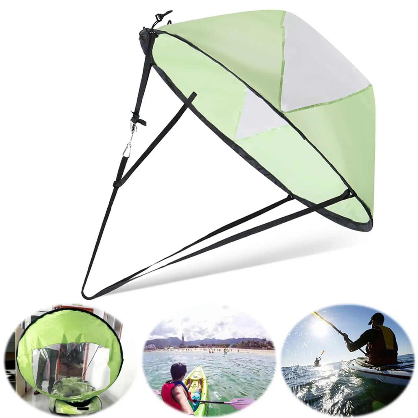 Kayak Wind Sail Paddle Sailing Board Row Sail for Boats Canoe
