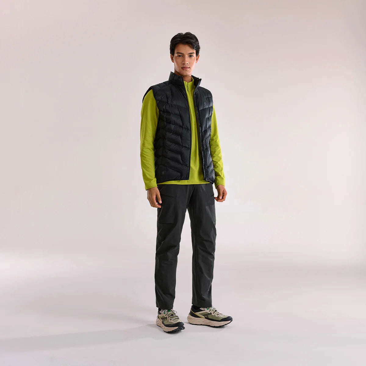 KAILAS New Men's GT ZREO Goose Down Vest 900FP Winter Warm Lightweight Hydrophobic Goose Down Vest For Hiking Travel KG2443119