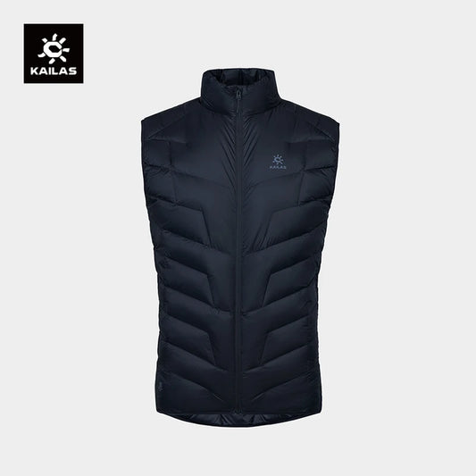 KAILAS New Men's GT ZREO Goose Down Vest 900FP Winter Warm Lightweight Hydrophobic Goose Down Vest For Hiking Travel KG2443119