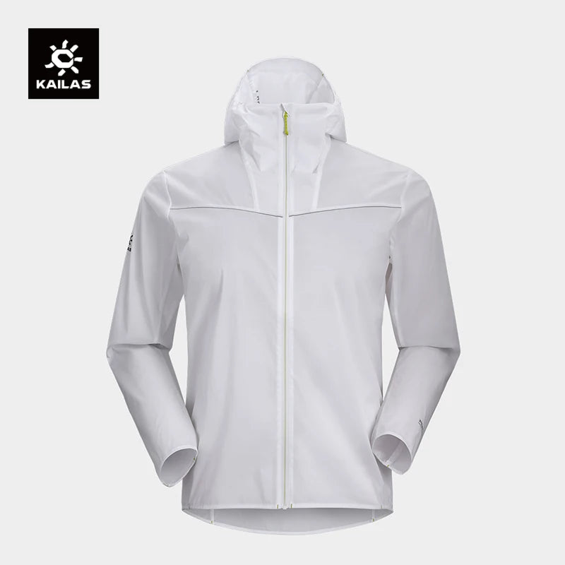 KAILAS Outdoor Hooded Sun-Protective Windbreaker Jacket Hiking Travel Camping Casual Zipper Trench Jackets KG2426112