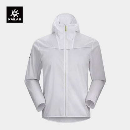 KAILAS Outdoor Hooded Sun-Protective Windbreaker Jacket Hiking Travel Camping Casual Zipper Trench Jackets KG2426112