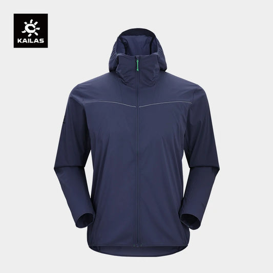 KAILAS Outdoor Hooded Sun-Protective Windbreaker Jacket Hiking Travel Camping Casual Zipper Trench Jackets KG2426112