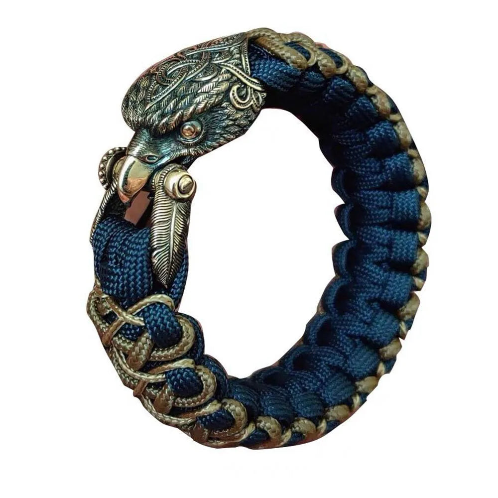 Outdoors EDC DIY Tools  Paracord Bracelet Accessories Fine Brass Eagle Buckles