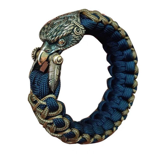 Outdoors EDC DIY Tools  Paracord Bracelet Accessories Fine Brass Eagle Buckles