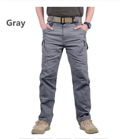 IX9 City Military Tactical Pants Men SWAT Combat Army Pants Casual Men Hiking Pants Outdoors Trousers Cargo Waterproof Pants 5XL