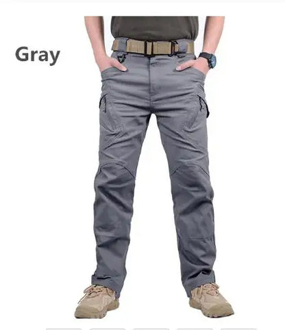 IX9 City Military Tactical Pants Men SWAT Combat Army Pants Casual Men Hiking Pants Outdoors Trousers Cargo Waterproof Pants 5XL