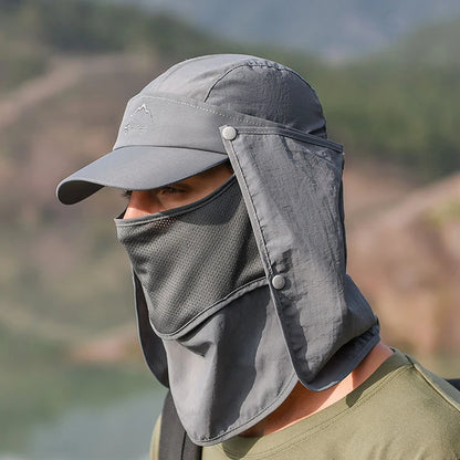 Fishing Hats Sun Hat Outdoor Sun Protection Waterproof Boonie Hat for Fishing Hiking Garden Safari Beach