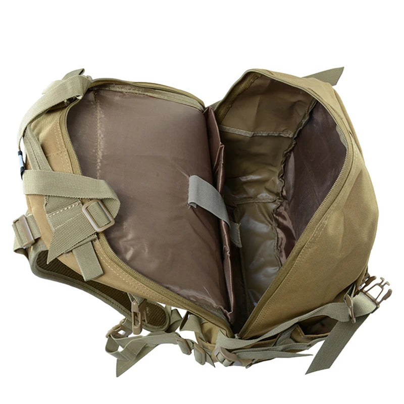 Camping Backpack Men's Bag Travel Bags Tactical Molle Climbing Rucksack Hiking Outdoor Reflective Shoulder Fishing Laptop Bag