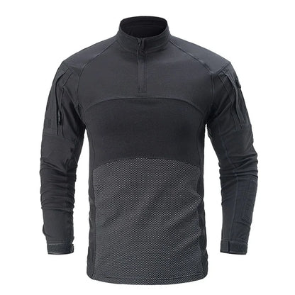 Men Outdoor New Tactical Camo Frog Shirts Wear Resistant Scratchproof Breathable T-shirt Climbing Combat Hunting Men Shirt