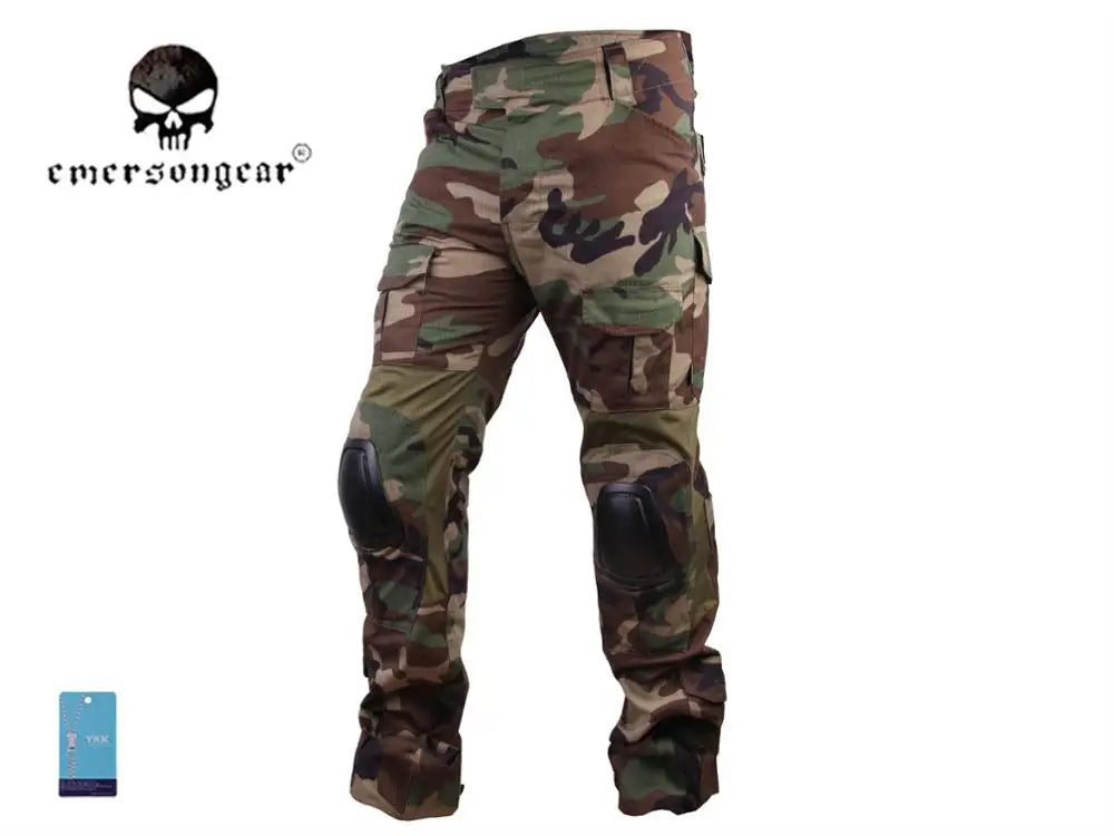 emersongear-Gen3 Combat Shirt and Pants,Airsoft Suit, tactical bdu uniform, outdoors, hunting,Woodland,EM9278 EM9351WL