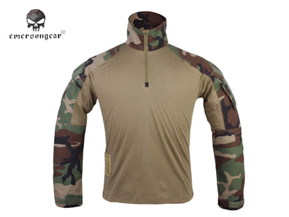 emersongear-Gen3 Combat Shirt and Pants,Airsoft Suit, tactical bdu uniform, outdoors, hunting,Woodland,EM9278 EM9351WL