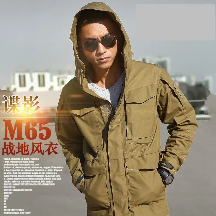 M65 UK US Outdoors Men s Winter Army Military Tactical Clothes Outdoor Windbreaker Thermal Flight Pilot Coat Hoodie Field Jacket