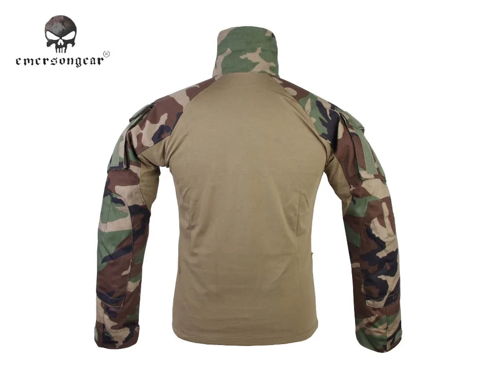 emersongear-Gen3 Combat Shirt and Pants,Airsoft Suit, tactical bdu uniform, outdoors, hunting,Woodland,EM9278 EM9351WL