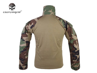 emersongear-Gen3 Combat Shirt and Pants,Airsoft Suit, tactical bdu uniform, outdoors, hunting,Woodland,EM9278 EM9351WL