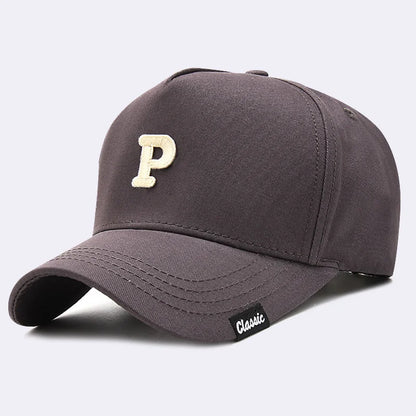 Big Head Hard Cotton 5 Panels Baseall Cap Outdoors Leisure Curved Peak Sun Hat Adult Hiphop Snapback Caps 56-60cm 60-65cm