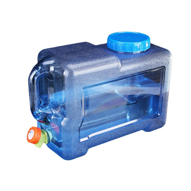 5L 8L 12L Outdoor Water Bucket Portable Water Tank Driving Water Container With Faucet Camping Hiking Picnic Water Bottle