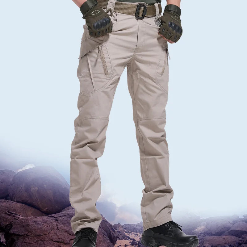 IX9 City Military Tactical Pants Men SWAT Combat Army Pants Casual Men Hiking Pants Outdoors Trousers Cargo Waterproof Pants 5XL