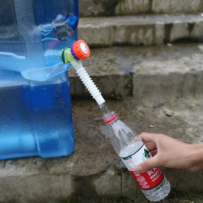 5L 8L 12L Outdoor Water Bucket Portable Water Tank Driving Water Container With Faucet Camping Hiking Picnic Water Bottle