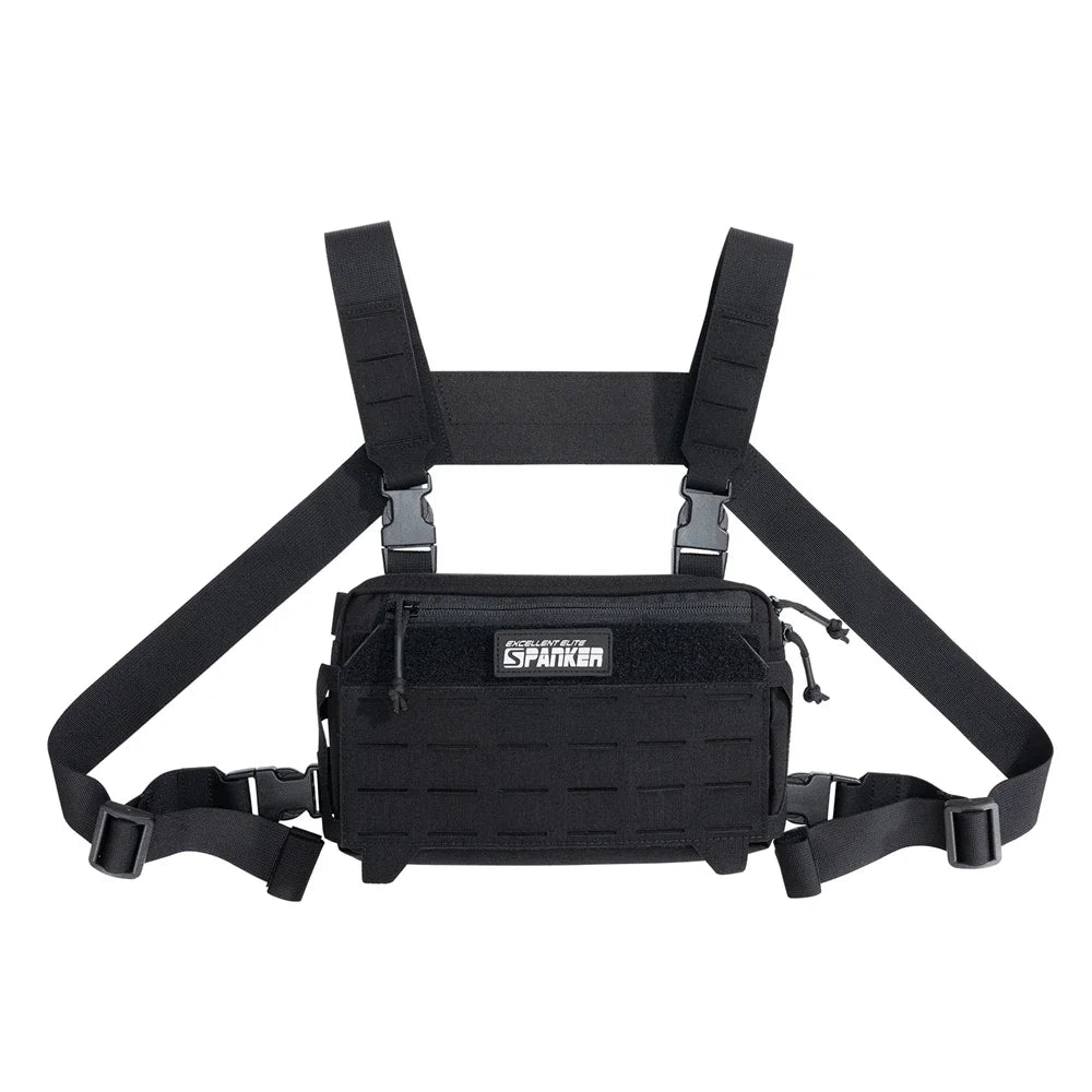 Tactical Chest Bags Hunting Vest Outdoor Camping Shoulder Backpack Men Motorcycle Bag Cycling Climbing Belly Fanny Pack Bike