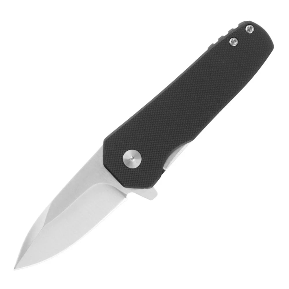 Premium Stainless Steel Pocket Knife Men’s folding EDC multi-tool (outdoors/fruit) – G10 handle. For camping, hiking, exploration, DIY, daily use, fishing & hunting. Great gift for men: Valentine’s/Father’s Day.