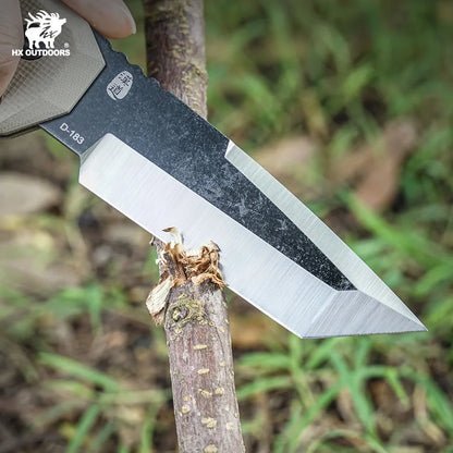 HX Outdoors Tactical Knife,Hunting Jungle Knives ,Camping Survival Knife,Rescue Edc Tool G10 Handle WIth Kydex Dropshipping