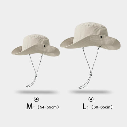 Hiking Hat Western Cowboy Hat Bucket Hat Men Women Sun Protection Outdoor Summer Visor Hat Folding Storage Hiking Hat Caps