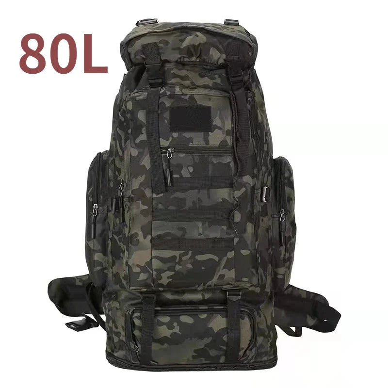 Mountaineering Bag Climb Bag Tactical Backpacks Large Backpack Outdoors Hiking Camping Travel Bags