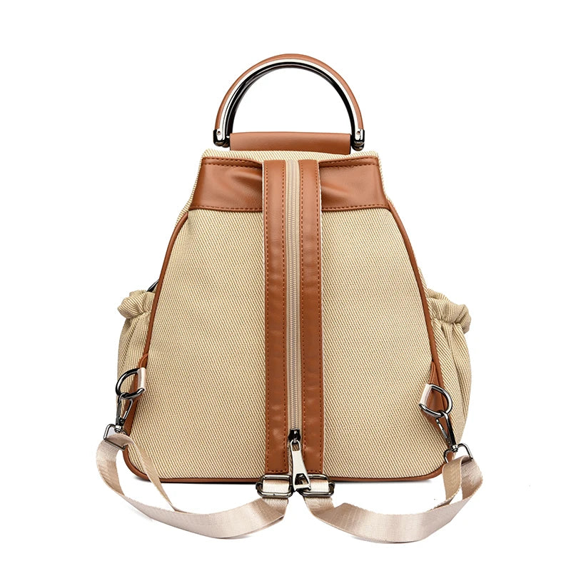 Women Large Capacity Nylon Lightweight Travel Bag Teenager Girls Backpack Anti-Theft Design for Hiking Commuting School Backbag