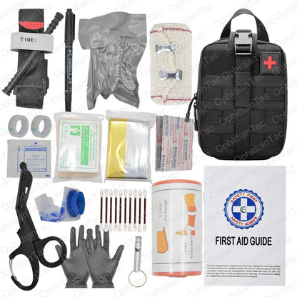 17 Pieces Outdoor Camping Emergency Equipment Wilderness Supplies Survival Tool Set Multi-Function First Aid Kit