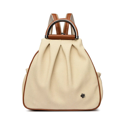 Women Large Capacity Nylon Lightweight Travel Bag Teenager Girls Backpack Anti-Theft Design for Hiking Commuting School Backbag