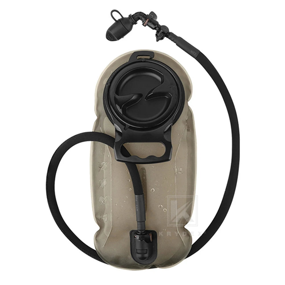 KRYDEX Tactical 1.5L 50oz Hydration Bladder Pouch Low Profile Hydra Carrier MOLLE Water Pack Bag Outdoor Hiking Accessories