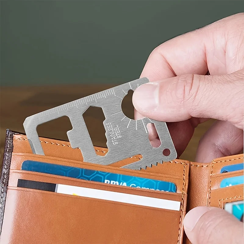 Pocket Portable Outdoor Camping Survival Multi-Tool Tourism EDC Equipment All In One Camping Accessories