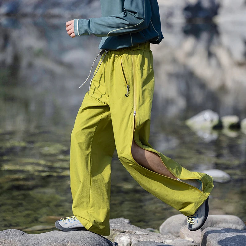 CHRLCK Hiking Pants Waterproof Men Women Outdoor Quick Dry Cargo Pants Lightweight Camping Fishing Climbing Hunting Trousers