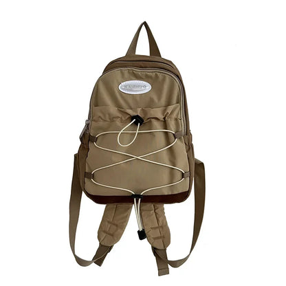 Korean Backpack for Girls 2025 New in Small Canvas Rucksack Women Students High Quality Mini Female Backpacks Outdoors Travel