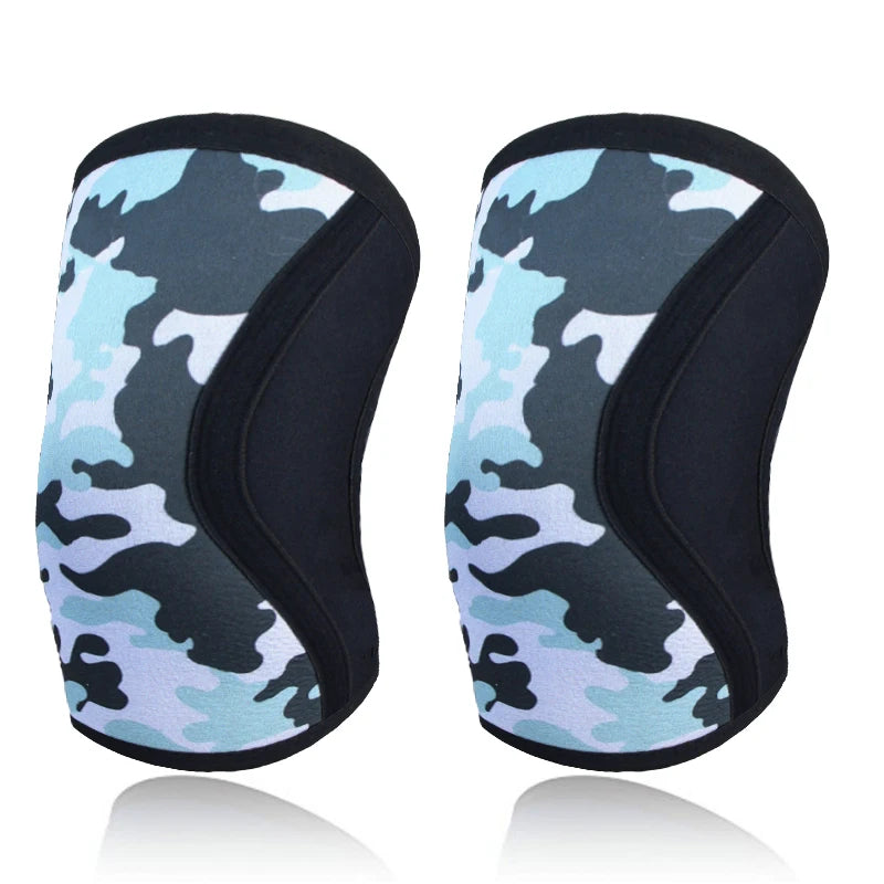 Crossfit Knee Pads Compression 7mm Neoprene Sports Knee Brace Squat Weightlifting Pressured Knee Sleeve Women Men Teens Custom