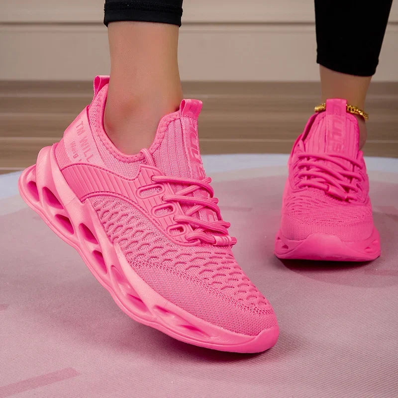 purple Casual Sneakers Women Men Blade Shoes Light Breathable Running Shoes Mesh Sports Sneakers Zapatillas De Mujer Chaussure