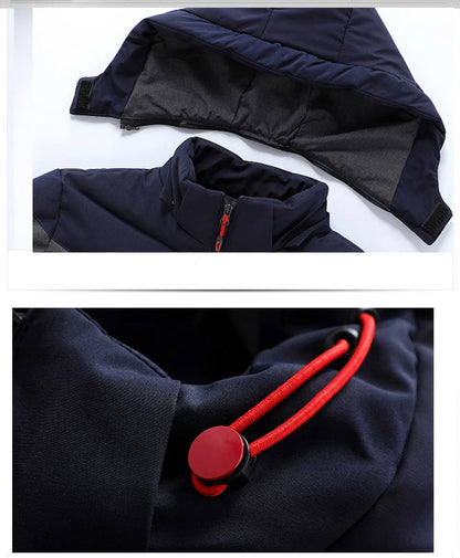 Men's Fashion Windbreaker Winter Parka Male Jacket Overcoat Autumn Coat Windproof Streetwear Casual Warm Hombre New Outdoors