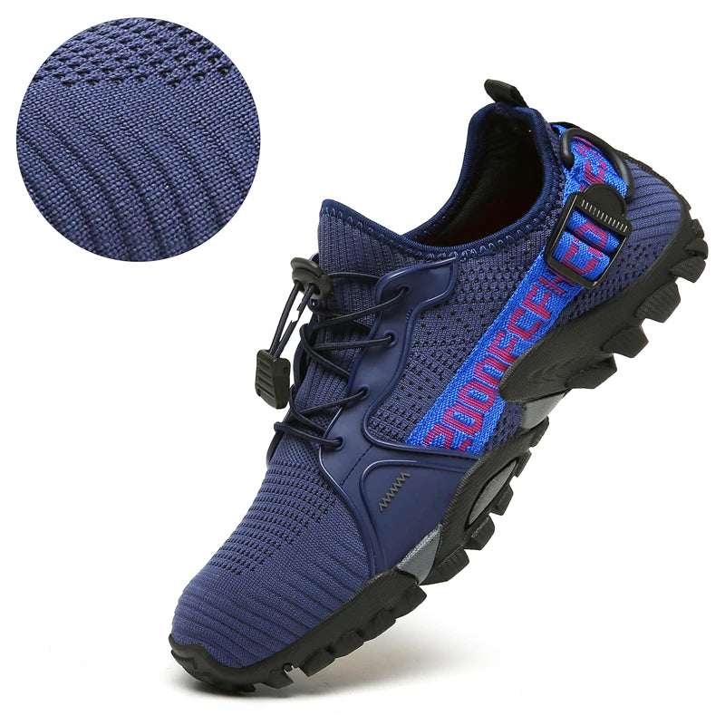 New Mesh Breathable Hiking Shoes Size 36-47 Mens Sneakers Outdoor Trail Trekking Mountain Climbing Sports Shoes for Male