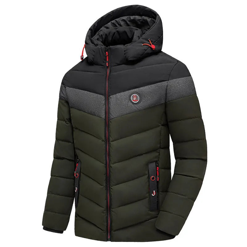 Men's Fashion Windbreaker Winter Parka Male Jacket Overcoat Autumn Coat Windproof Streetwear Casual Warm Hombre New Outdoors