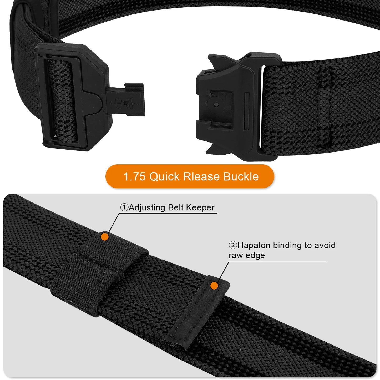 KRYDEX Tactical Thigh Strap Magnet Quick Release Buckle 1.5inch Elastic Leg Strap Belt Drop Holster Outdoors Hunting Accessories