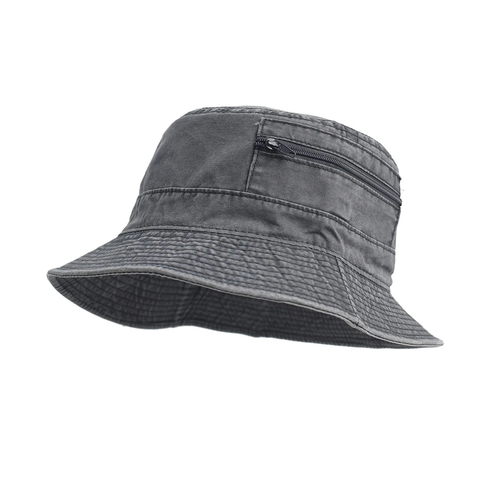 Spring Summer Washed Cotton Mesh Breathable Bucket Hats for Men Women Casual Panama Hat Hiking Camping Outdoor Hat Unisex