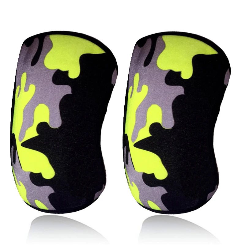 Crossfit Knee Pads Compression 7mm Neoprene Sports Knee Brace Squat Weightlifting Pressured Knee Sleeve Women Men Teens Custom