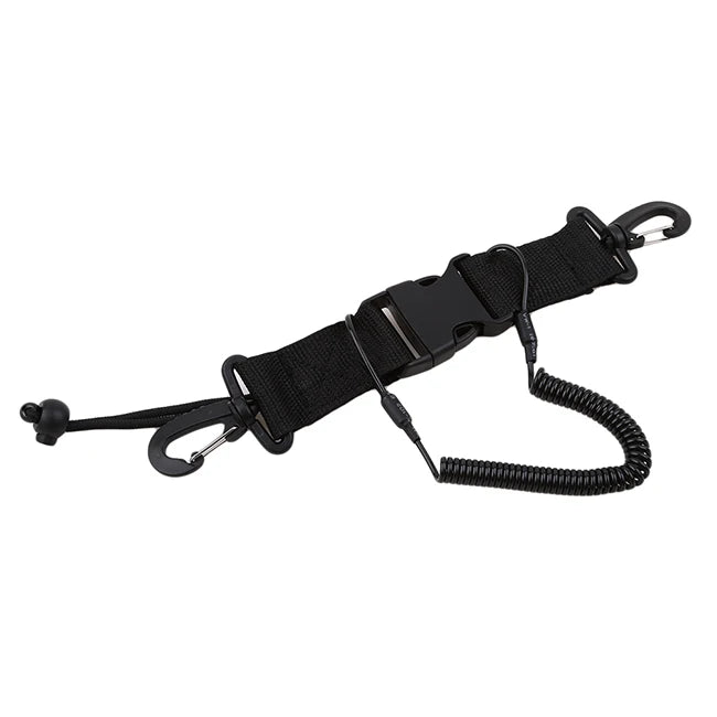 Scuba Diving Dive Canoe Camera Lanyard with Quick Release Buckle and Clips for Under Kayaking Swimming Sports Accessories